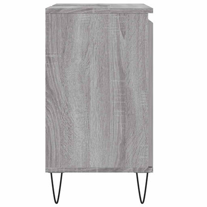 Bathroom Cabinet Grey Sonoma 58x33x60 cm Engineered Wood