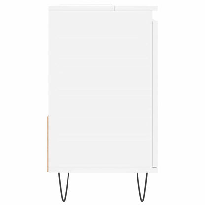 Bathroom Cabinet White 65x33x60 cm Engineered Wood