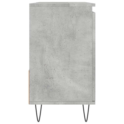 Bathroom Cabinet Concrete Grey 65x33x60 cm Engineered Wood