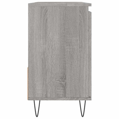 Bathroom Cabinet Grey Sonoma 65x33x60 cm Engineered Wood