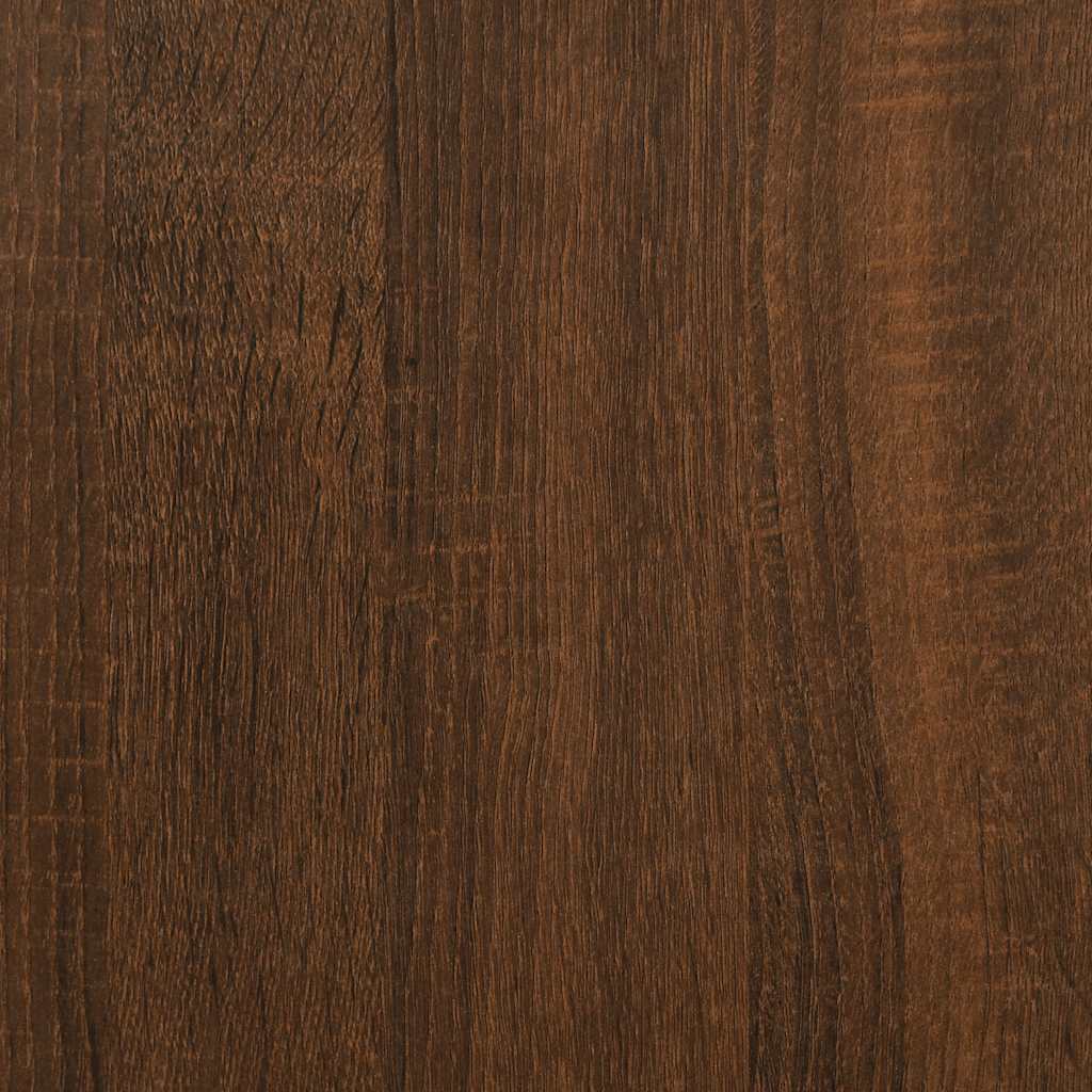 Bathroom Cabinet Brown Oak 65x33x60 cm Engineered Wood