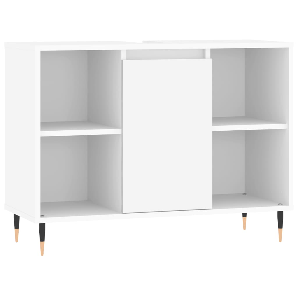 Bathroom Cabinet White 80x33x60 cm Engineered Wood - Bend