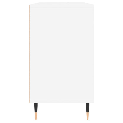 Bathroom Cabinet White 80x33x60 cm Engineered Wood - Bend