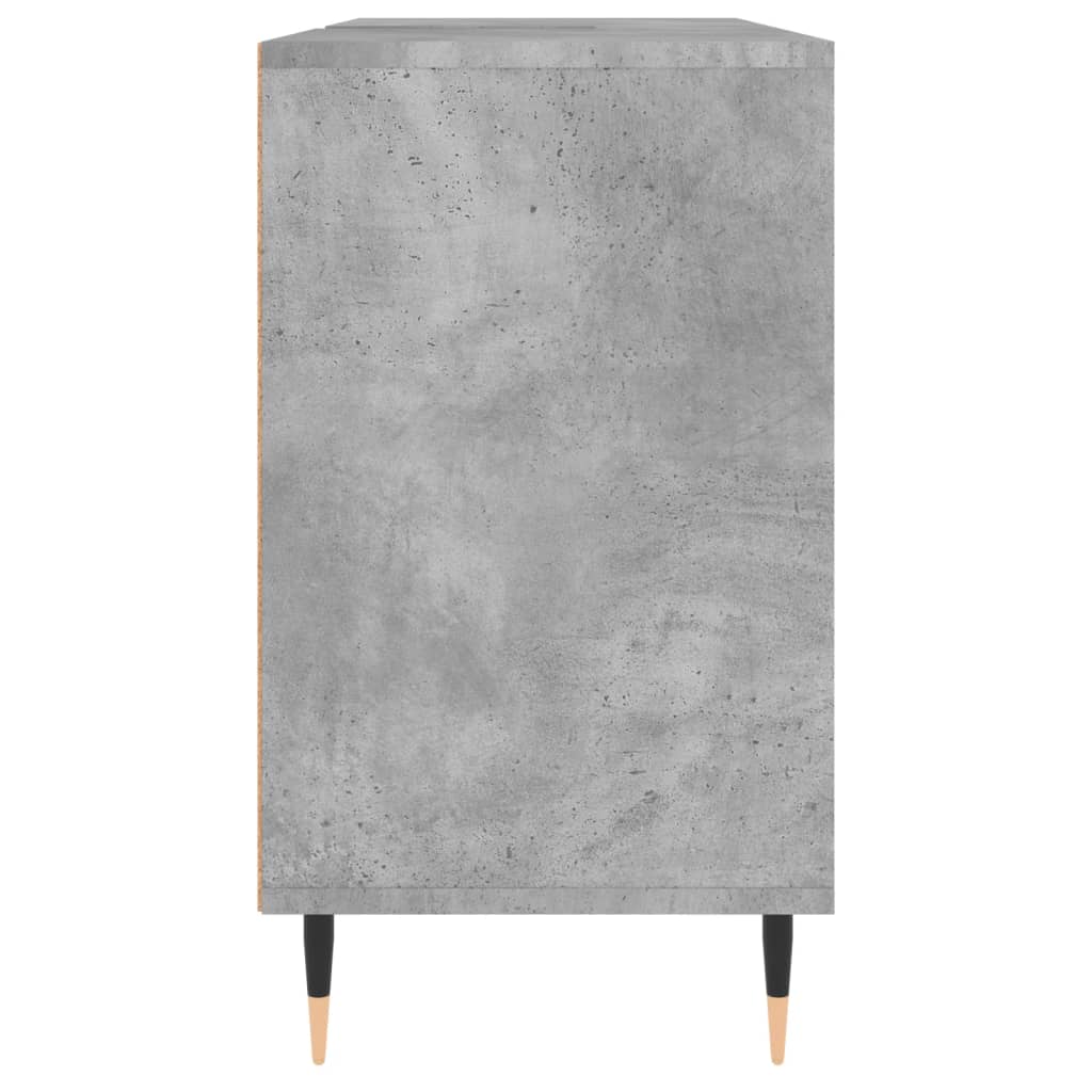 Bathroom Cabinet Concrete Grey 80x33x60 cm Engineered Wood - Bend