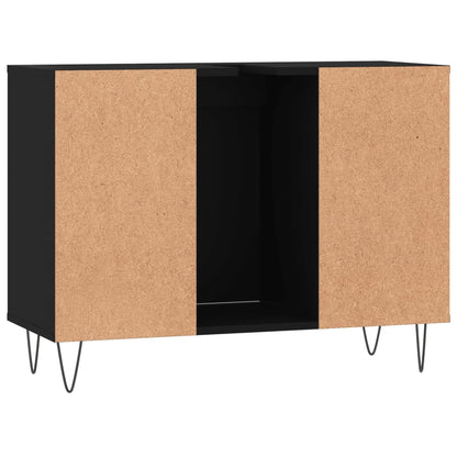 Black 4-Drawer Bathroom Storage Cabinet - Bend