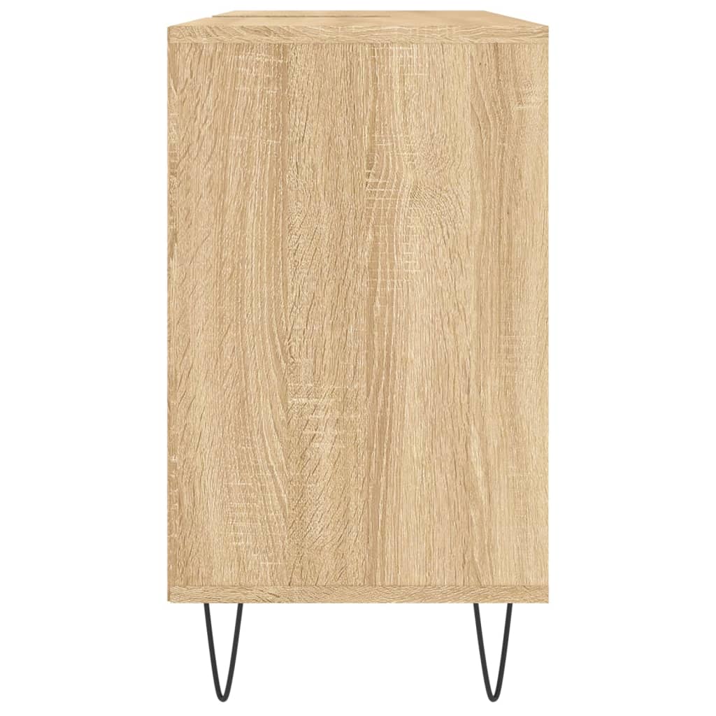 Bathroom Cabinet Sonoma Oak 80x33x60 cm Engineered Wood - Bend