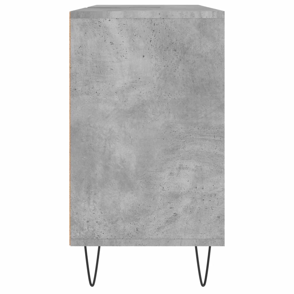 Bathroom Cabinet Concrete Grey 80x33x60 cm Engineered Wood - Bend