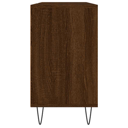 Bathroom Cabinet Brown Oak 80x33x60 cm Engineered Wood