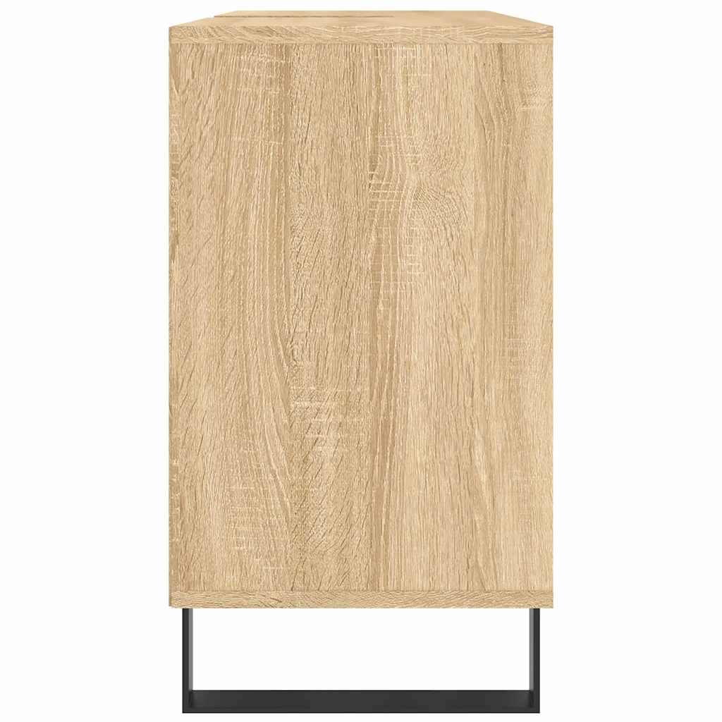 Bathroom Cabinet Sonoma Oak 80x33x60 cm Engineered Wood