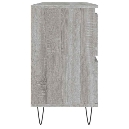 Bathroom Cabinet Grey Sonoma 80x33x60 cm Engineered Wood