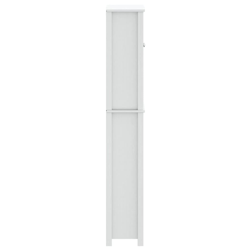 Over-the-Toilet Storage BERG White 60x27x164.5 cm Solid Wood