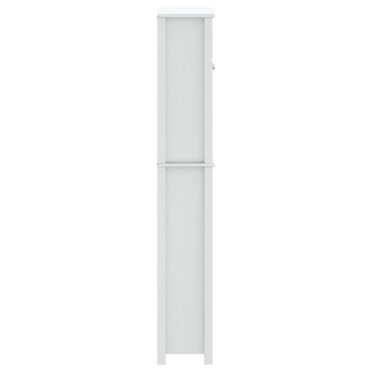 Over-the-Toilet Storage BERG White 60x27x164.5 cm Solid Wood