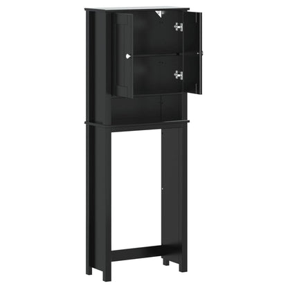 Over-the-Toilet Storage BERG Black 60x27x164.5 cm Solid Wood