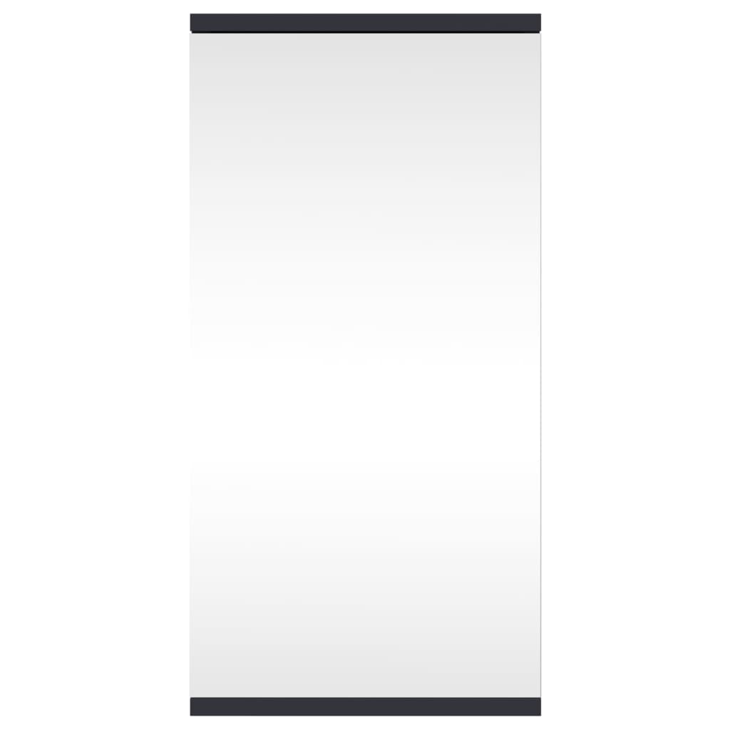 Corner Bathroom Mirror Cabinet Grey 30x24x60 cm - Bend