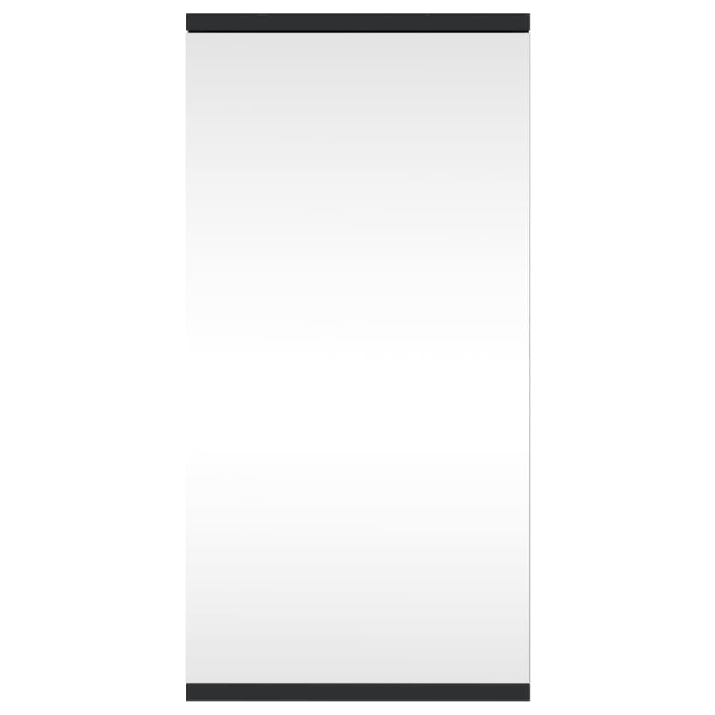 Corner Bathroom Mirror Cabinet Black 30x24x60 cm - Bend