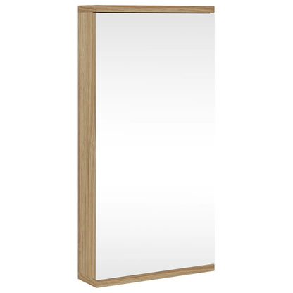 Corner Bathroom Mirror Cabinet Oak 30x24x60 cm - Bend