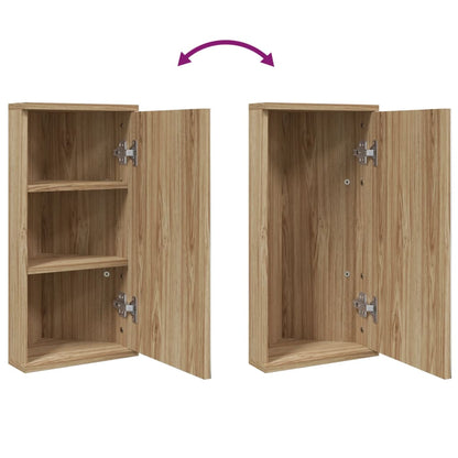 Corner Bathroom Mirror Cabinet Oak 30x24x60 cm - Bend