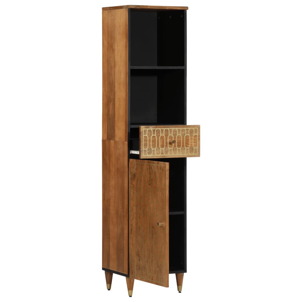 Bathroom Cabinet 38x33x160 cm Solid Wood Mango - Bend