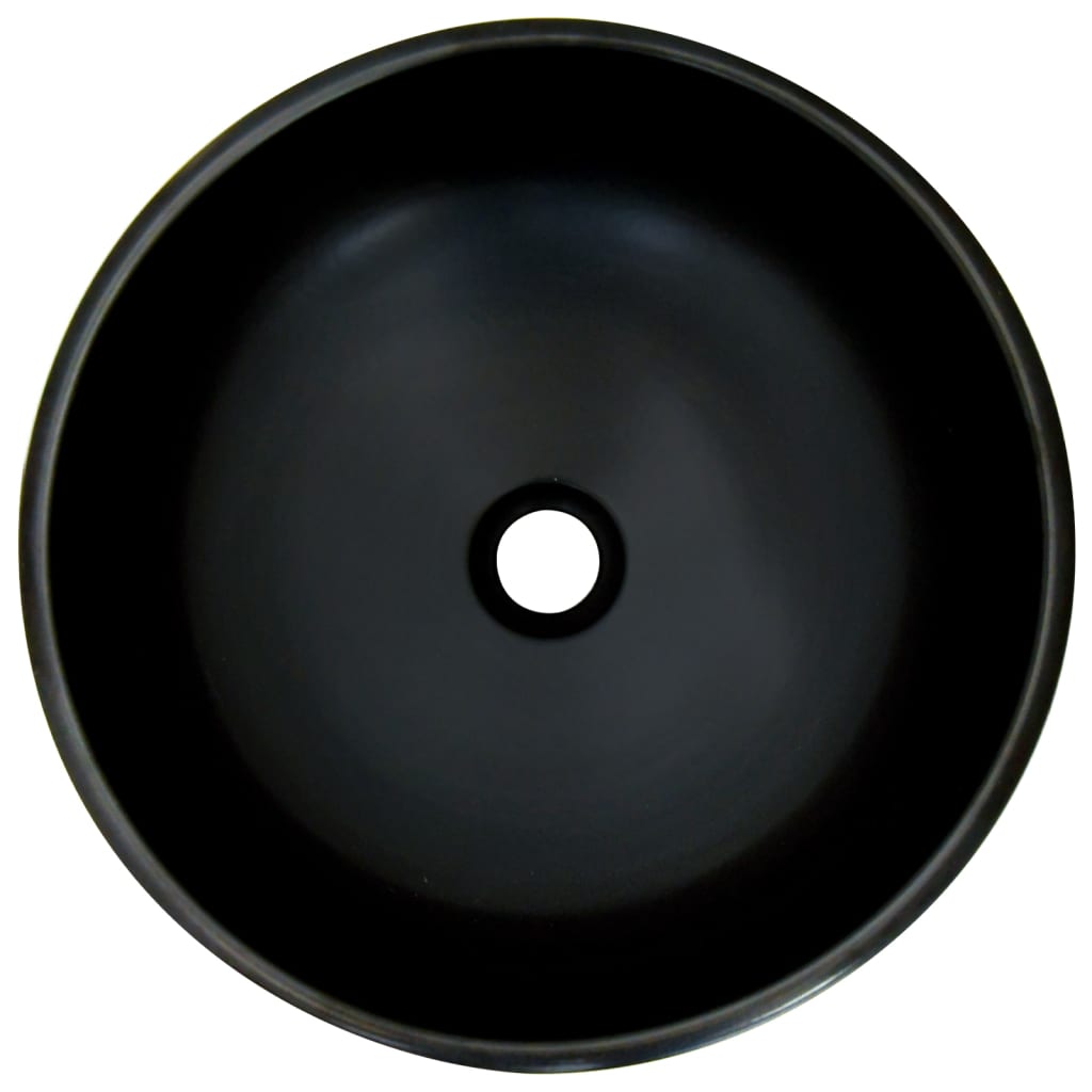 Countertop Basin Multicolour Round Φ41x14 cm Ceramic