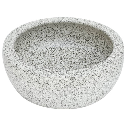 Countertop Basin Grey Round Φ41x14 cm Ceramic