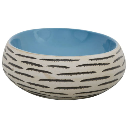 Countertop Basin Multicolour Oval 59x40x15 cm Ceramic - Bend