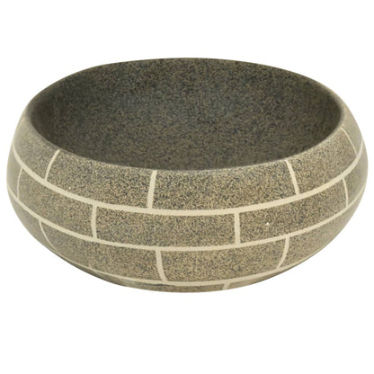 Countertop Basin Multicolour Oval 59x40x15 cm Ceramic - Bend