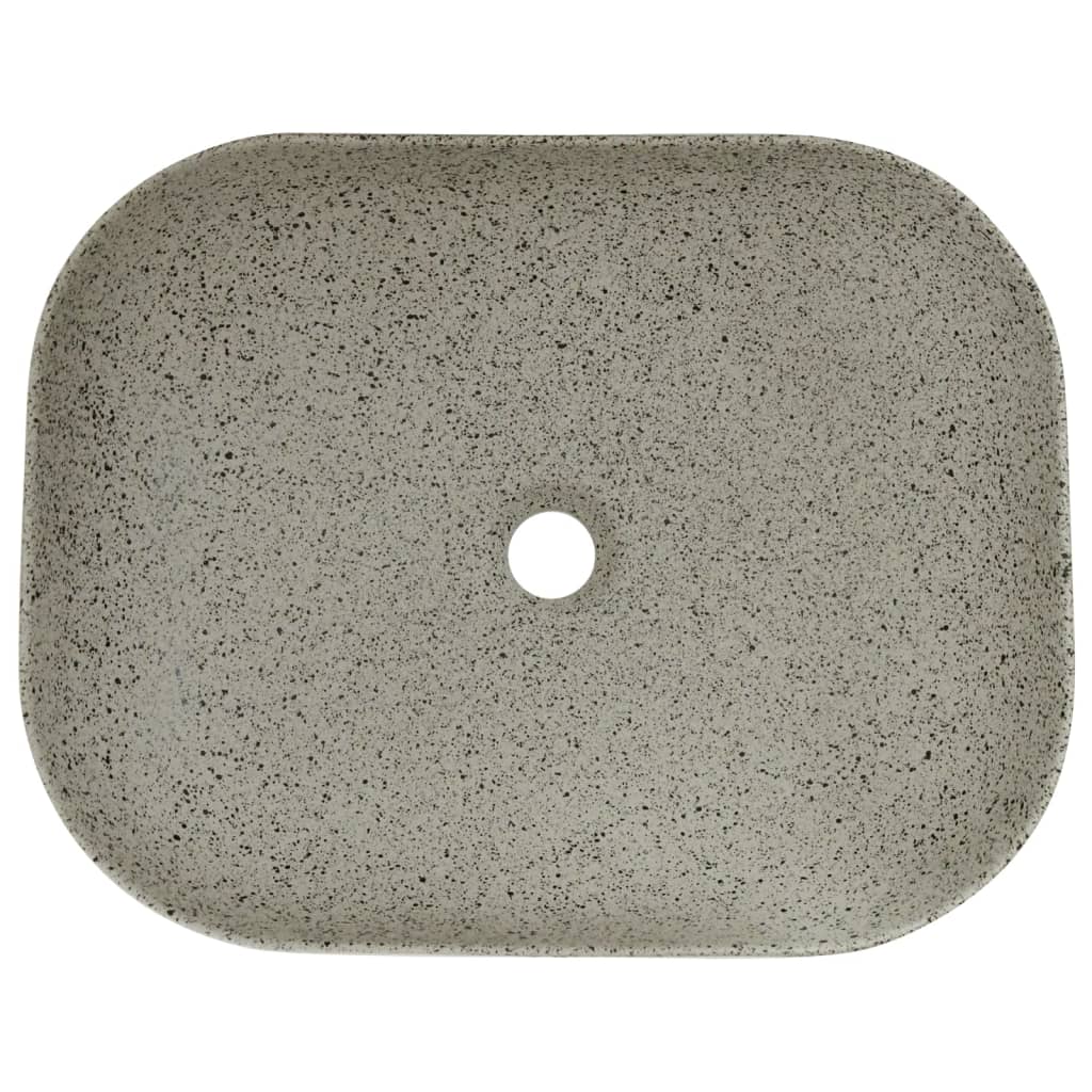 Countertop Basin Grey Rectangular 48x37.5x13.5 cm Ceramic - Bend