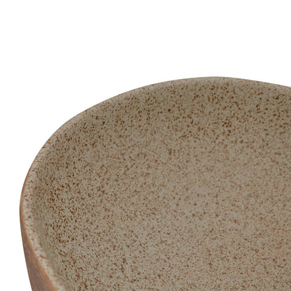 Countertop Basin Sand and Brown Oval 59x40x14 cm Ceramic - Bend