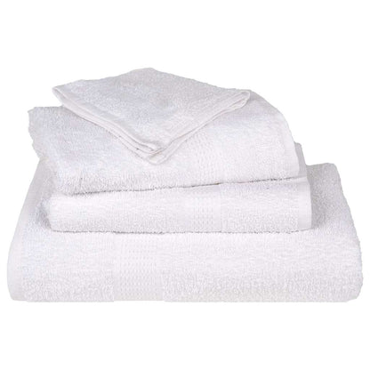 8 Piece Towel Set White 360 gsm 100% Cotton - Bend