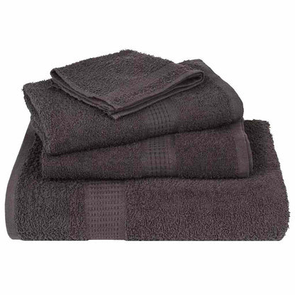 8 Piece Towel Set Anthracite 360 gsm 100% Cotton - Bend