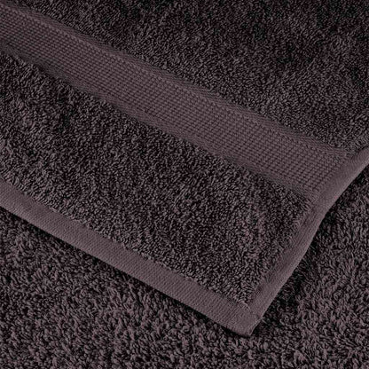 8 Piece Towel Set Anthracite 360 gsm 100% Cotton - Bend