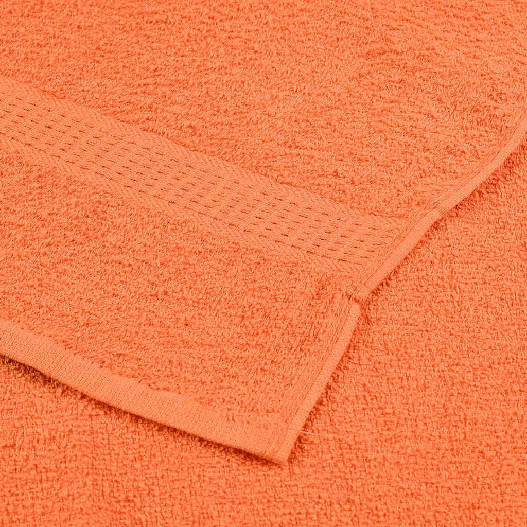 8 Piece Towel Set Orange 360 gsm 100% Cotton - Bend