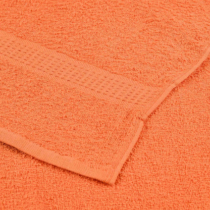 8 Piece Towel Set Orange 360 gsm 100% Cotton - Bend