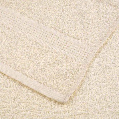 8 Piece Towel Set Cream 360 gsm 100% Cotton - Bend