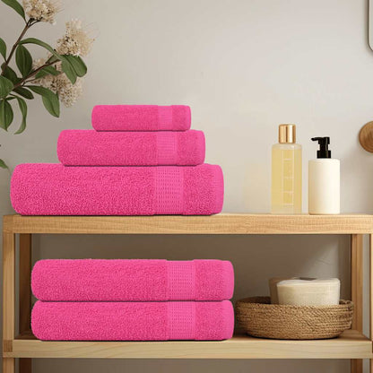 8 Piece Towel Set Pink 360 gsm 100% Cotton - Bend