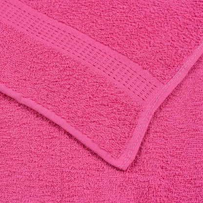 8 Piece Towel Set Pink 360 gsm 100% Cotton - Bend