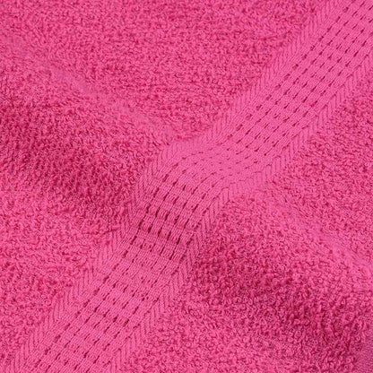 8 Piece Towel Set Pink 360 gsm 100% Cotton - Bend