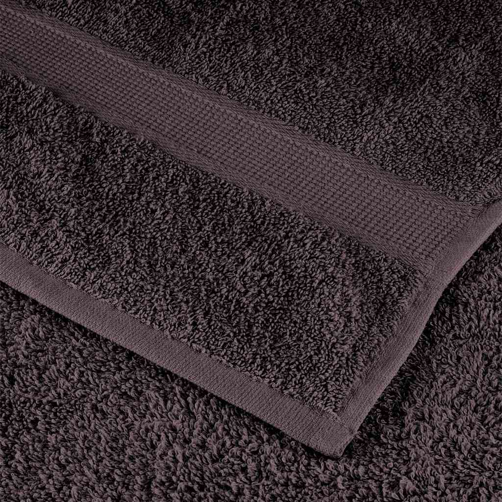 6 Piece Towel Set Anthracite 360 gsm 100% Cotton - Bend