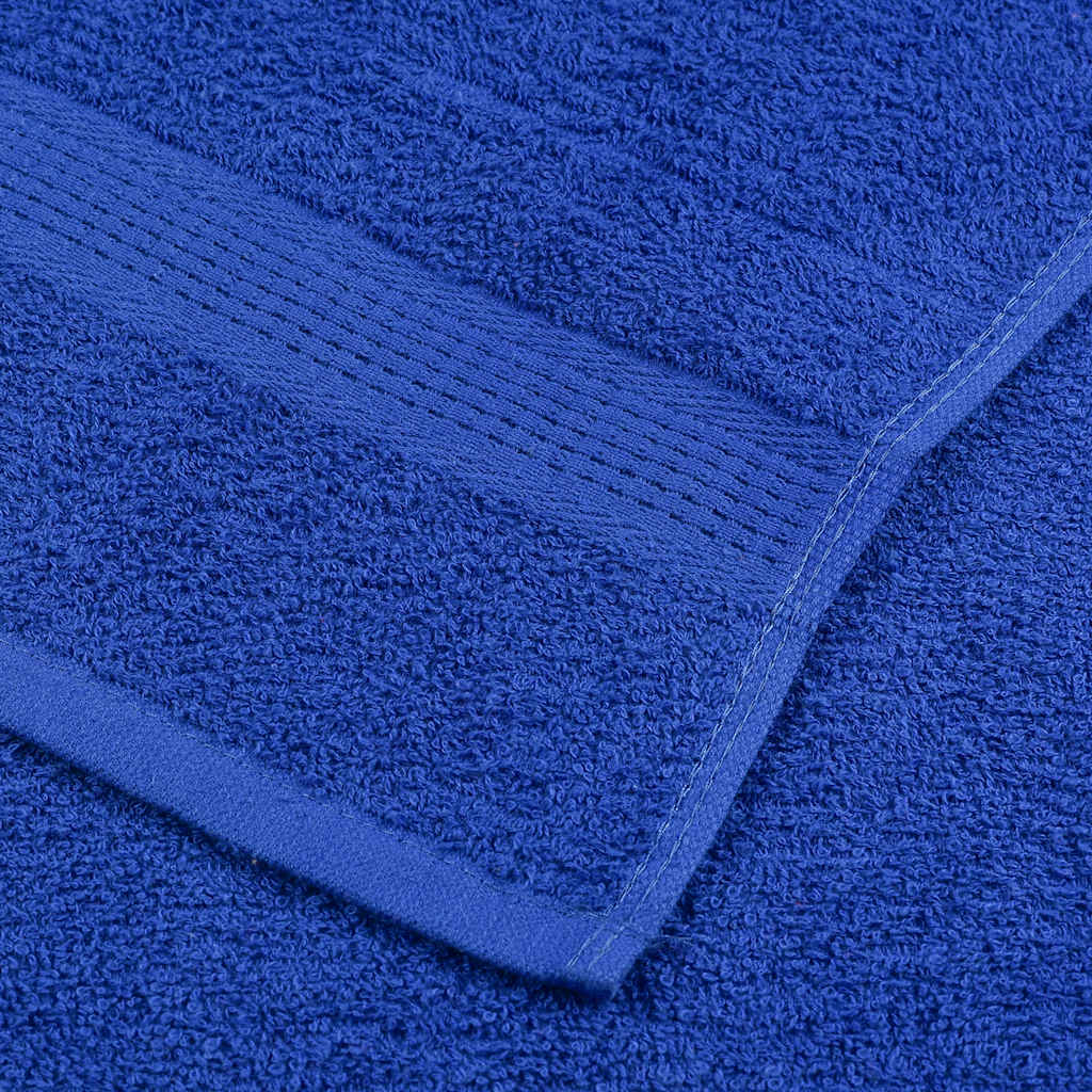 6 Piece Towel Set Blue 360 gsm 100% Cotton - Bend