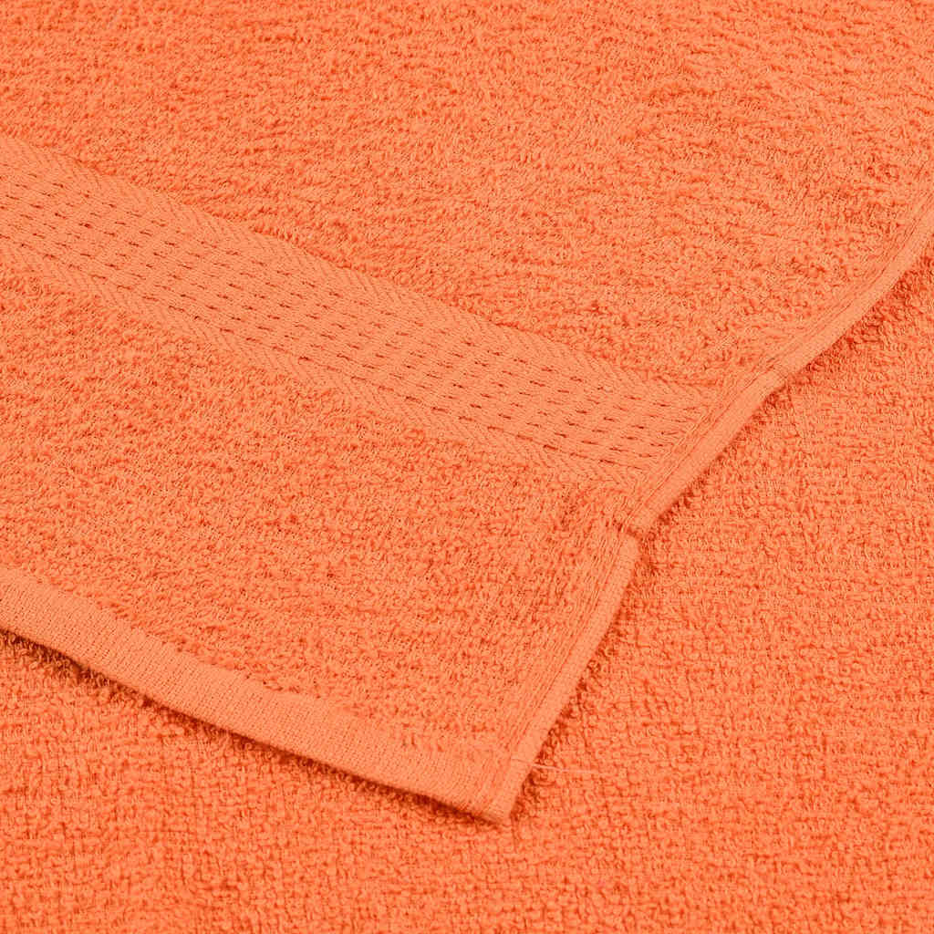 6 Piece Towel Set Orange 360 gsm 100% Cotton - Bend