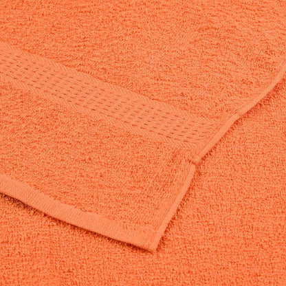 6 Piece Towel Set Orange 360 gsm 100% Cotton - Bend