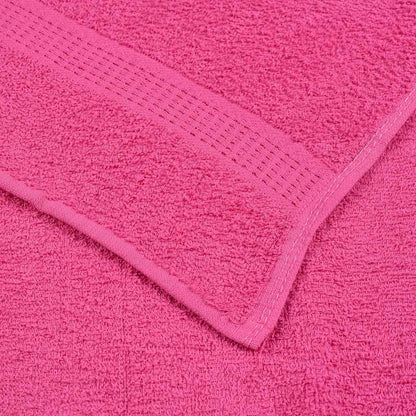 12 Piece Towel Set Pink 360 gsm 100% Cotton - Bend