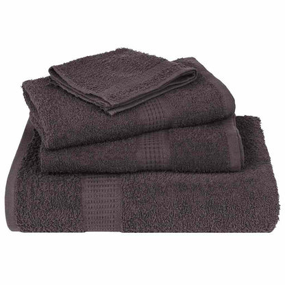 12 Piece Towel Set Anthracite 360 gsm 100% Cotton - Bend