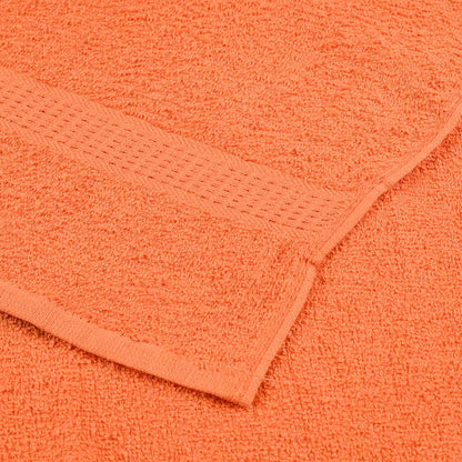 12 Piece Towel Set Orange 360 gsm 100% Cotton - Bend