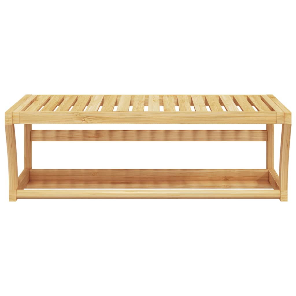 Towel Shelf Wall-mounted 60x25x20 cm Bamboo - Bend