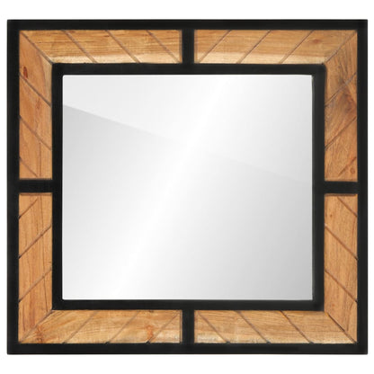 Bathroom Mirror 60x1x55 cm Solid Wood Acacia