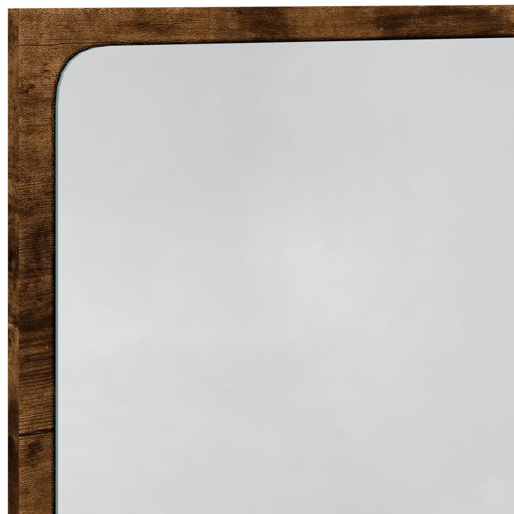 LED Bathroom Mirror Sonoma Oak 60x8.5x38 cm Engineered Wood - Bend