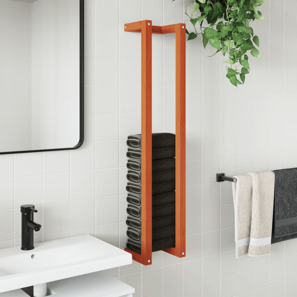 Towel Rack - Solid Wood Pine/ Metal - Bend