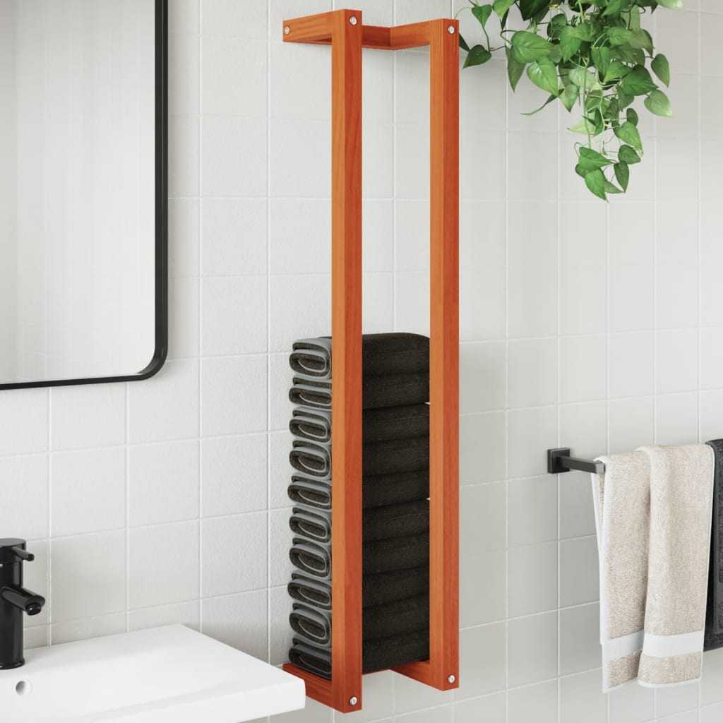 Towel Rack - Solid Wood Pine/ Metal - Bend