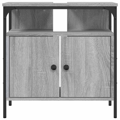 Bathroom Sink Cabinet Grey Sonoma 60x30x60 cm Engineered Wood